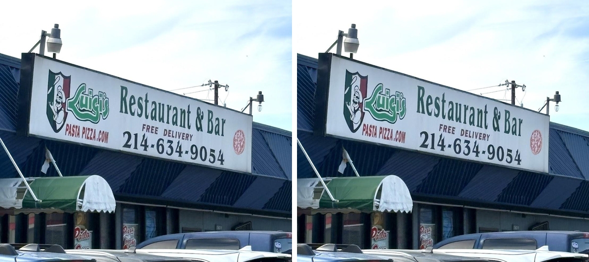 Luigi's Pasta & Pizza Menu